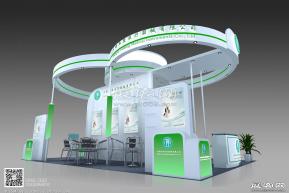 上海亚盟展台模型图片