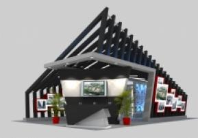 产业园展台模型