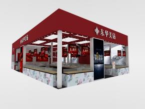 东华美钻展台模型