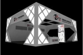 佰卓家具展台模型图片