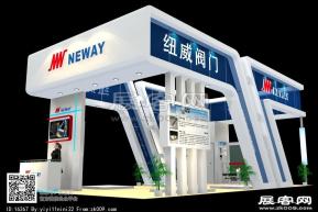 纽威阀门展览模型图片