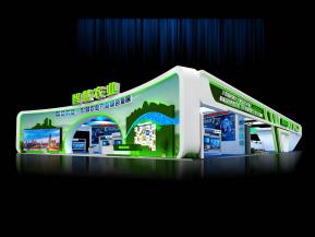 智慧农业1500平方展台设计方案