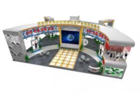 河南纺织展览模型