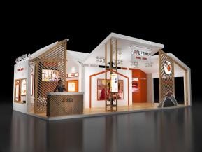 九如城展台模型