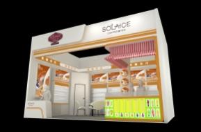 如意茶饮展台模型图片