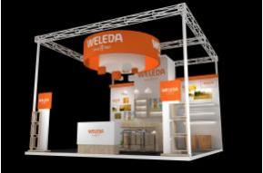 Weleda AG展台模型