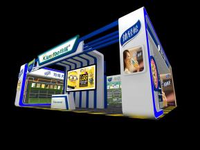 均瑶奶业展台模型