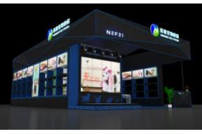 诺德宠物食品展台模型