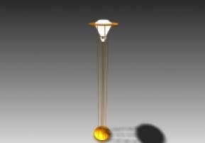 立式灯3D模型