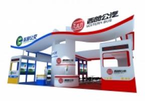 东西部公交展览模型图片