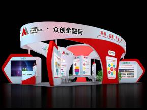 众创金融街展览模型