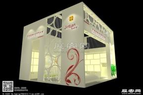 金田纺织展览模型图片