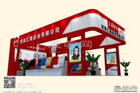 汇隆皮业展览模型图片