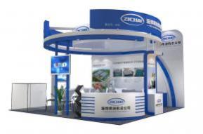 淄博柴油机展台模型