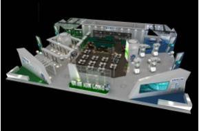 坚朗展览模型图片