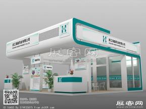 海森医疗展台模型图片