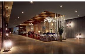 咖啡馆效果图模型