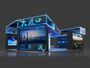 大渡口展台3D模型