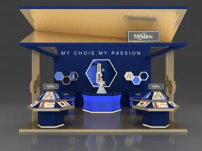 MISTINE美博会展台模型