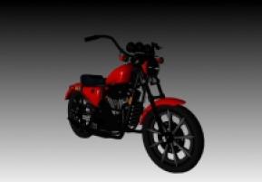 摩托车3D模型