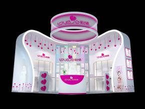 爱结晶展览模型