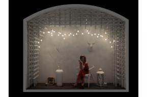 木条橱窗3D模型