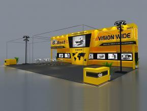 深圳煜高机械展台模型