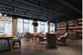 工业风酒吧3D模型图片