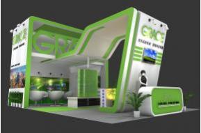 GRACE格雷斯防水展台模型