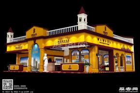 国王镇展台模型