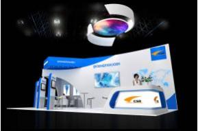 电子展展台模型图片