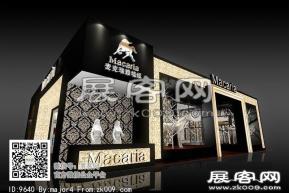 马堡壁纸展台模型