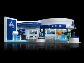 三垒机器展览模型