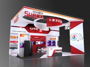 中科曙光展台设计模型