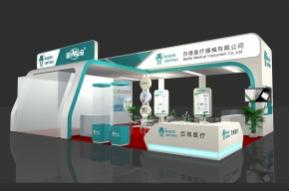 百得医疗展台模型图片