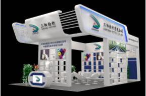 三阳纺织展览模型图片