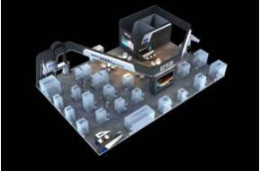 爱普生展台3D模型图片