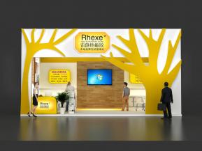 雷施地板胶展览模型