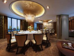 现代餐厅包房