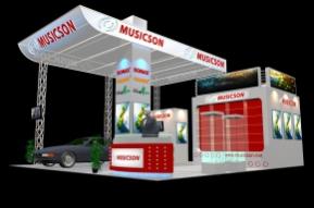 MUSICSON展台模型