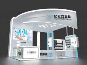 亿立方生物医疗展展台模型