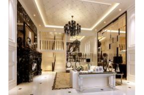 欧式客厅设计模型图片