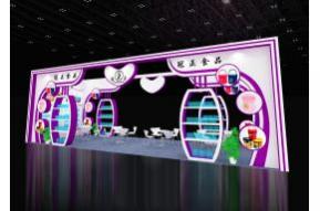 冠正食品展台模型图片