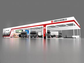 中国重型汽车展览模型