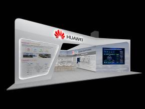 华为印度展台模型
