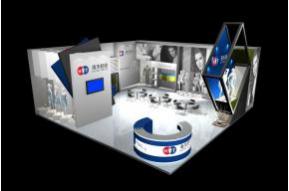 海天轻纺展览模型