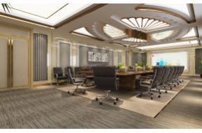 现代会议室3D模型图片