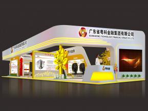 粤科金融展览模型