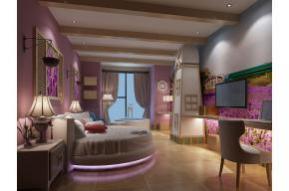 现代主题酒店客房3D模型