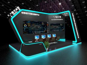 数字冰雹展览模型